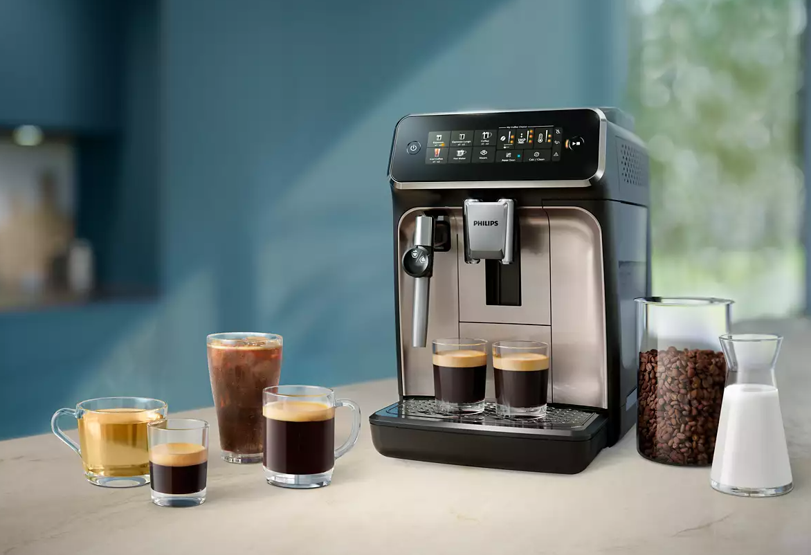 Philips | Espresso Coffee Maker | EP3321/40 | Pump pressure 15 bar | Built-in milk frother | Fully Automatic | 1500 W | Black - Image 7