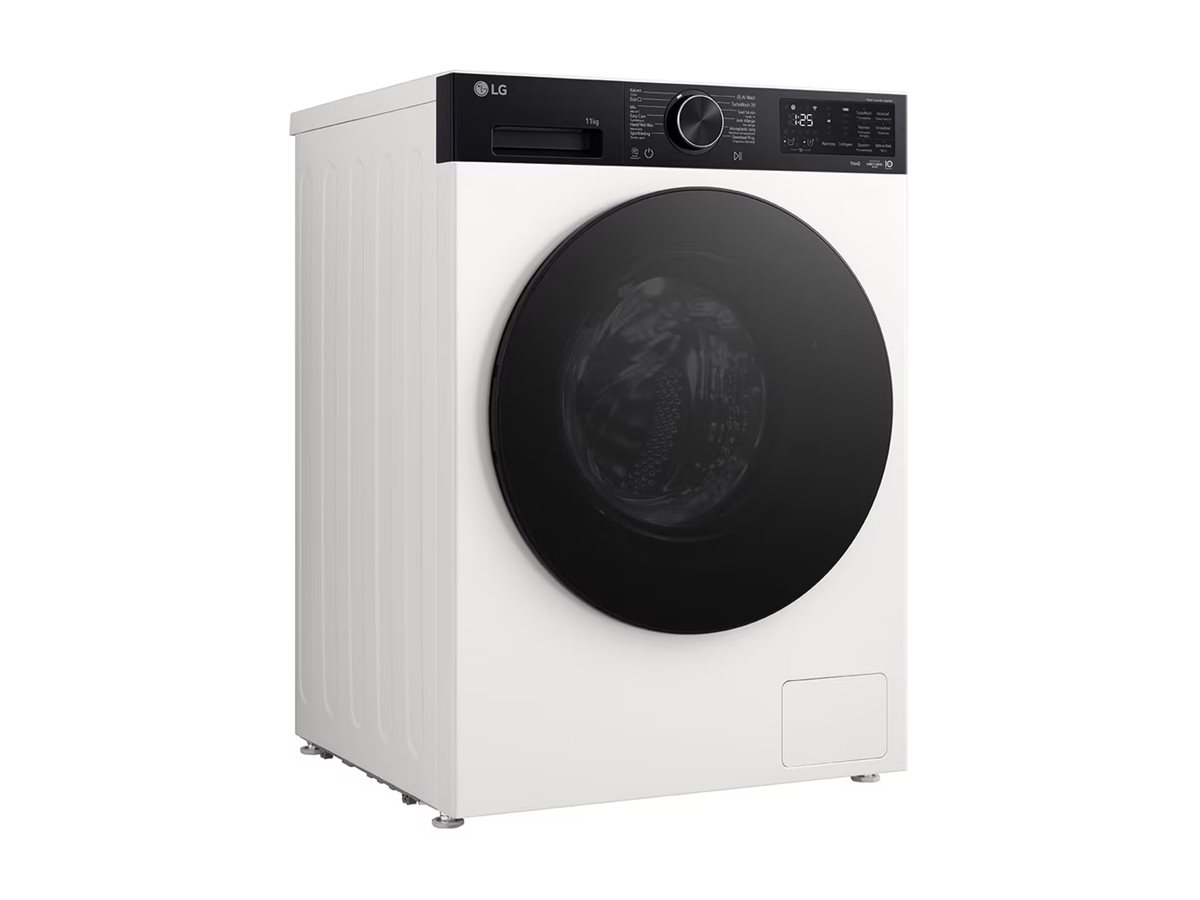 LG Washing machine | F4X5011THB | Energy efficiency class A | Front loading | Washing capacity 11 kg | 1400 RPM | Depth 57 cm | Width 60 cm | Display | LED | Steam function | Direct drive | Wi-Fi | White - Image 11