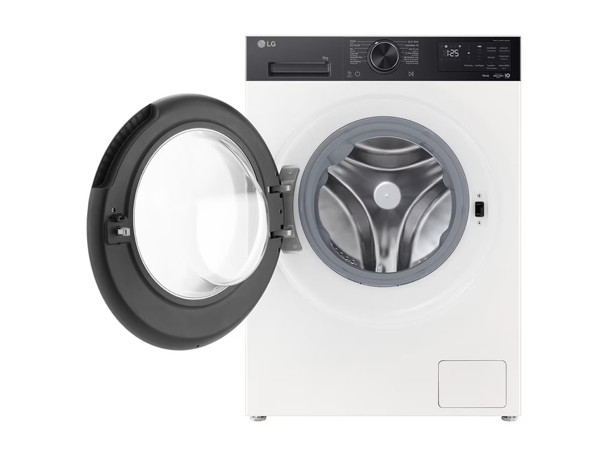 LG Washing machine | F4X5011THB | Energy efficiency class A | Front loading | Washing capacity 11 kg | 1400 RPM | Depth 57 cm | Width 60 cm | Display | LED | Steam function | Direct drive | Wi-Fi | White - Image 15