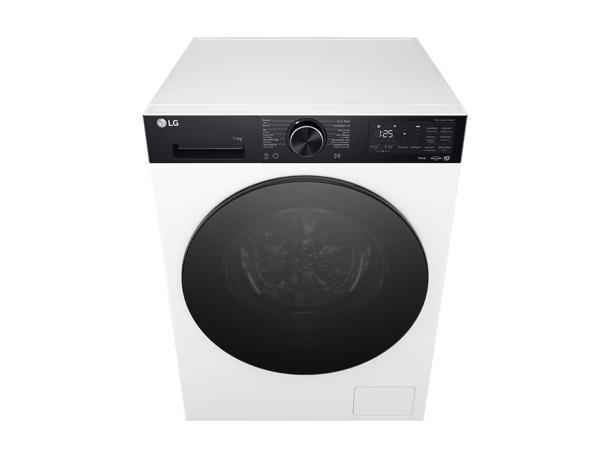 LG Washing machine | F4X5011THB | Energy efficiency class A | Front loading | Washing capacity 11 kg | 1400 RPM | Depth 57 cm | Width 60 cm | Display | LED | Steam function | Direct drive | Wi-Fi | White - Image 17