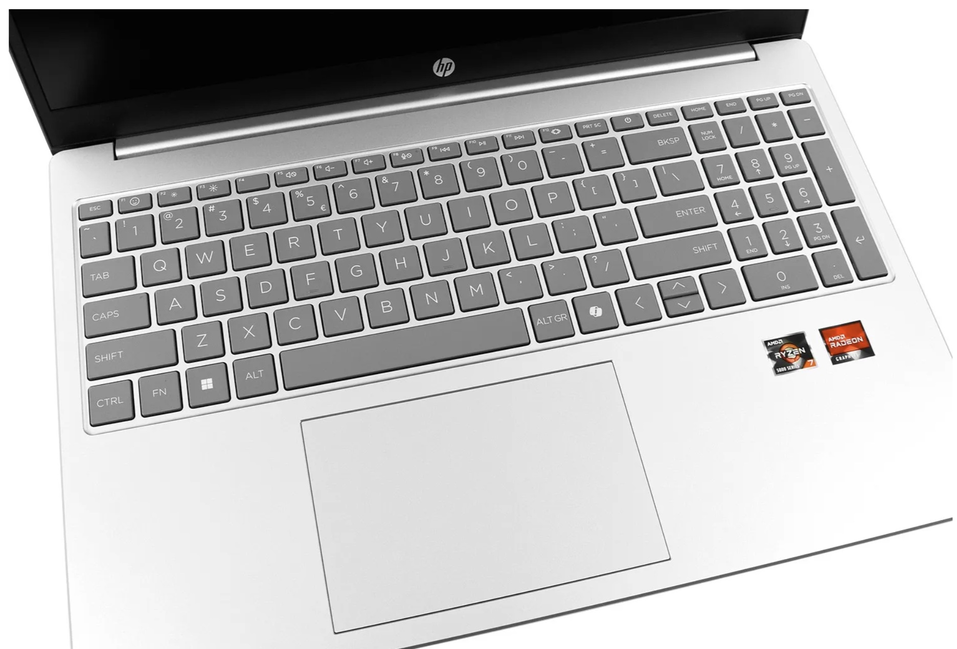 HP 15 | 15-fc0217nw | Silver | 15.6 " | IPS | FHD | 1920 x 1080 pixels | Anti-glare | AMD Ryzen 7 | 5825U | 16 GB | DDR4 | Solid-state drive capacity 512 GB | Intel Graphics | Windows 11 Home | 802.11ax | Bluetooth version 5.4 | Keyboard language English | Warranty 24 month(s) | Battery warranty 12 month(s) - Image 9