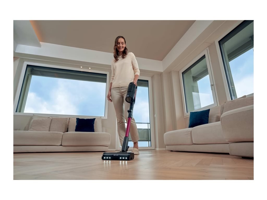 Hoover Vacuum cleaner | HF610HX 011 | Cordless operating | Handstick | 650 W | 21.6 V | Operating time (max) 100 min | Magenta - Image 8