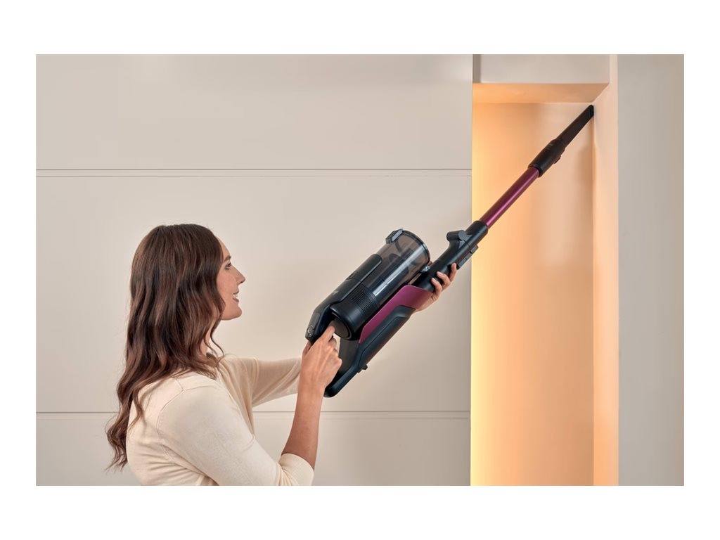 Hoover Vacuum cleaner | HF610HX 011 | Cordless operating | Handstick | 650 W | 21.6 V | Operating time (max) 100 min | Magenta - Image 23