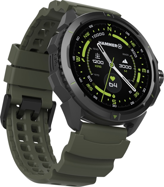 Hammer Watch 2 | Smart watch | AMOLED | 1.5” | Military Edition - Image 4