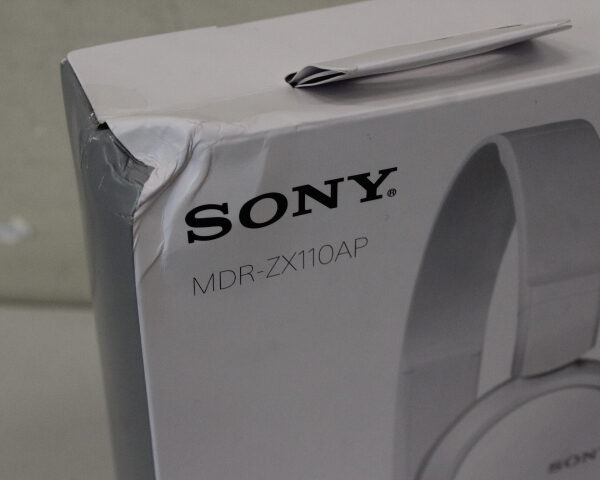 SALE OUT. Sony headphones ZX Series MDR-ZX110APW Outdoor headband, White | Sony MDR-ZX110APW.CE7 | Wired | On-Ear | Microphone | DAMAGED PACKAGING | White