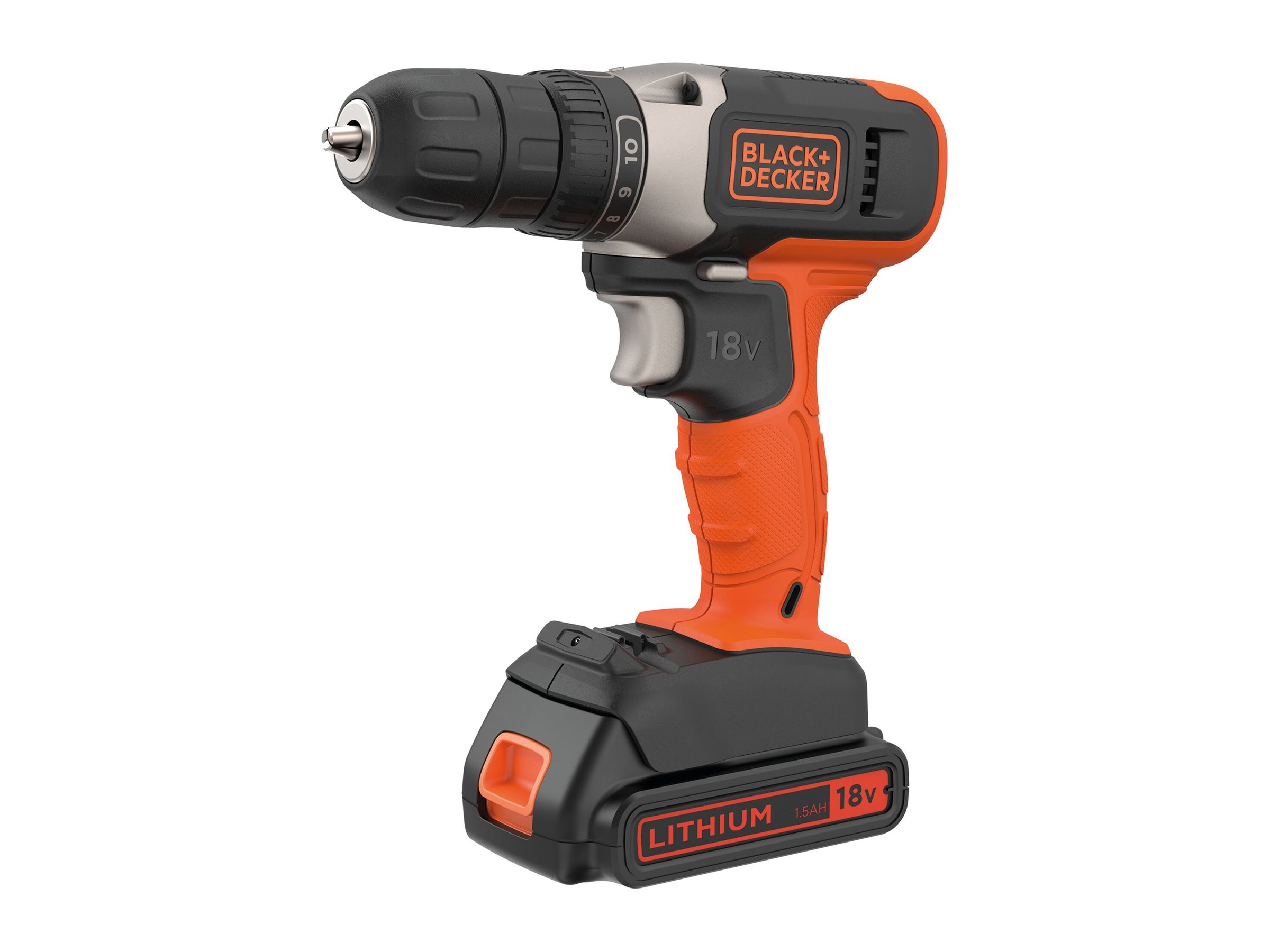 BLACK & DECKER | Cordless Drill Driver | BCD001C2-QW | 18 V | 2x1.5 Ah | Lithium - Image 2