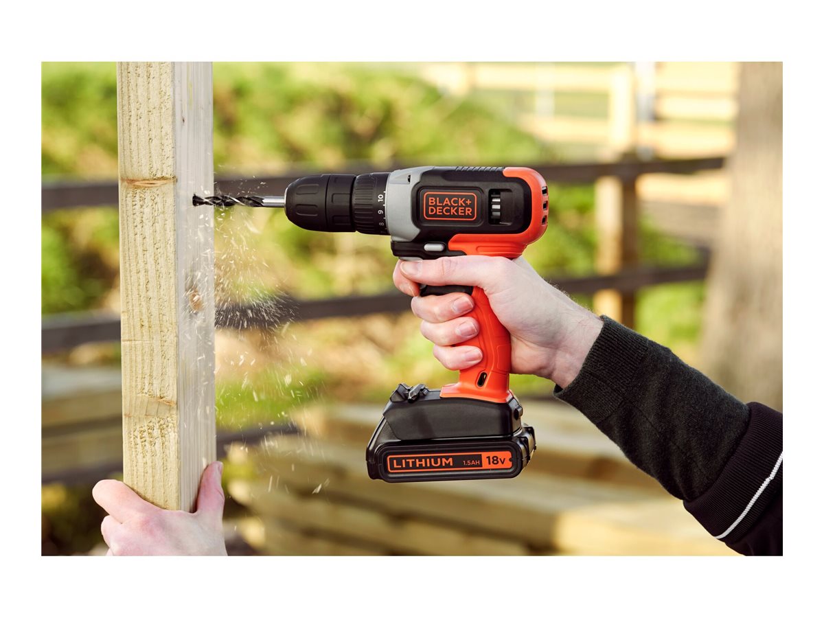 BLACK & DECKER | Cordless Drill Driver | BCD001C2-QW | 18 V | 2x1.5 Ah | Lithium - Image 6