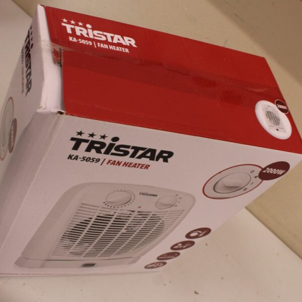 SALE OUT. Tristar | Heater | KA-5059 | Fan Heater | Suitable for rooms up to 60 m³ | DAMAGED PACKAGING | White | 2000 W