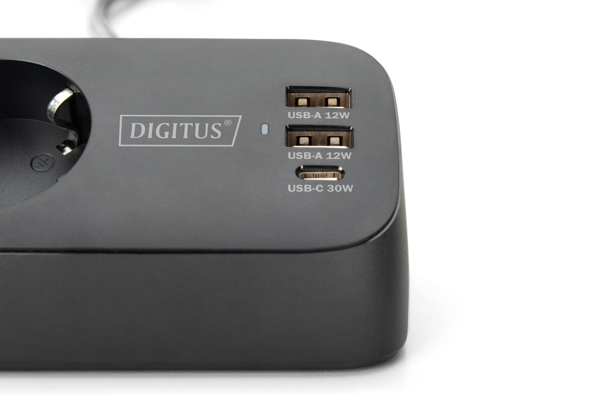 Digitus 3-way office socket strip with 2x USB-A and 1x USB-C connections | DA-70625 - Image 3
