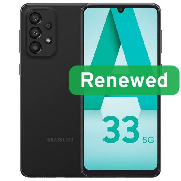 Samsung Renewed Grade C | Samsung Galaxy A33 5G | Black | 6.4 " | Super AMOLED | 128 GB | 5G | Android