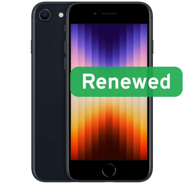 Apple Renewed Grade C | Apple iPhone SE (2022) | Midnight | 4.7 " | Retina IPS | 64 GB | 5G | iOS | N