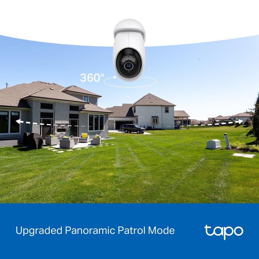 TP-LINK Pan/Tilt Security Wi-Fi Camera | Tapo C560WS | Dome | 8 MP | 4mm/F1.6 | H.264 | Micro SD, Max. 512 GB - Image 8