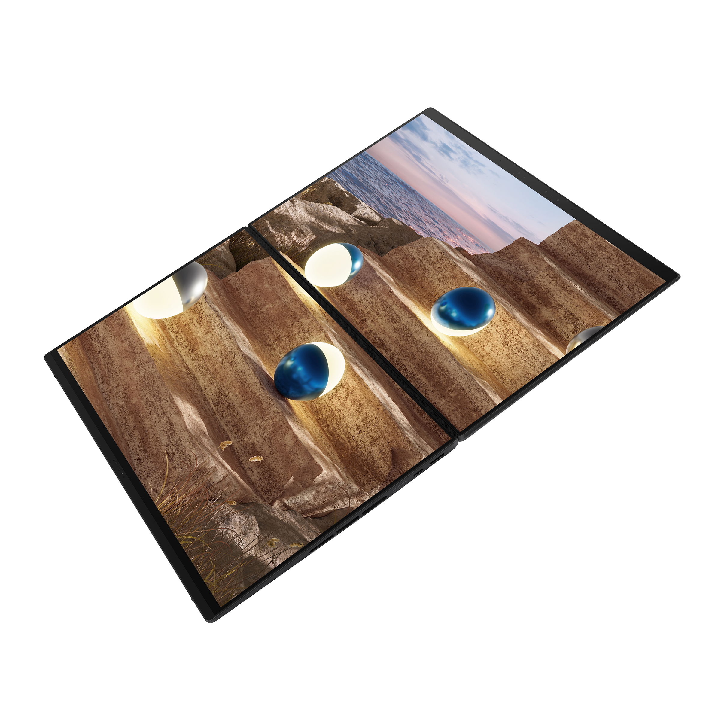 ASUS Zenbook Duo UX8407AA-SN094X | Asus Zenbook Duo UX8407AA-SN094X | Moher Gray | 14 " | OLED | Touchscreen | 3K | 2880 x 1800 pixels | 144 Hz | Glossy | Intel Core Ultra 9 | 388H | 32 GB | LPDDR5X | Solid-state drive capacity 2000 GB | Intel Arc Graphics | Windows 11 Pro | 802.11be | Bluetooth version 5.4 | Keyboard language US international | Keyboard backlit | Warranty 24 month(s) | Battery warranty 12 month(s) - Image 18