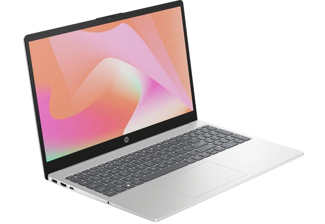HP 15 | 15-fc0217nw | Silver | 15.6 " | IPS | FHD | 1920 x 1080 pixels | Anti-glare | AMD Ryzen 7 | 5825U | 16 GB | DDR4 | Solid-state drive capacity 512 GB | Intel Graphics | Windows 11 Home | 802.11ax | Bluetooth version 5.4 | Keyboard language English | Warranty 24 month(s) | Battery warranty 12 month(s) - Image 3