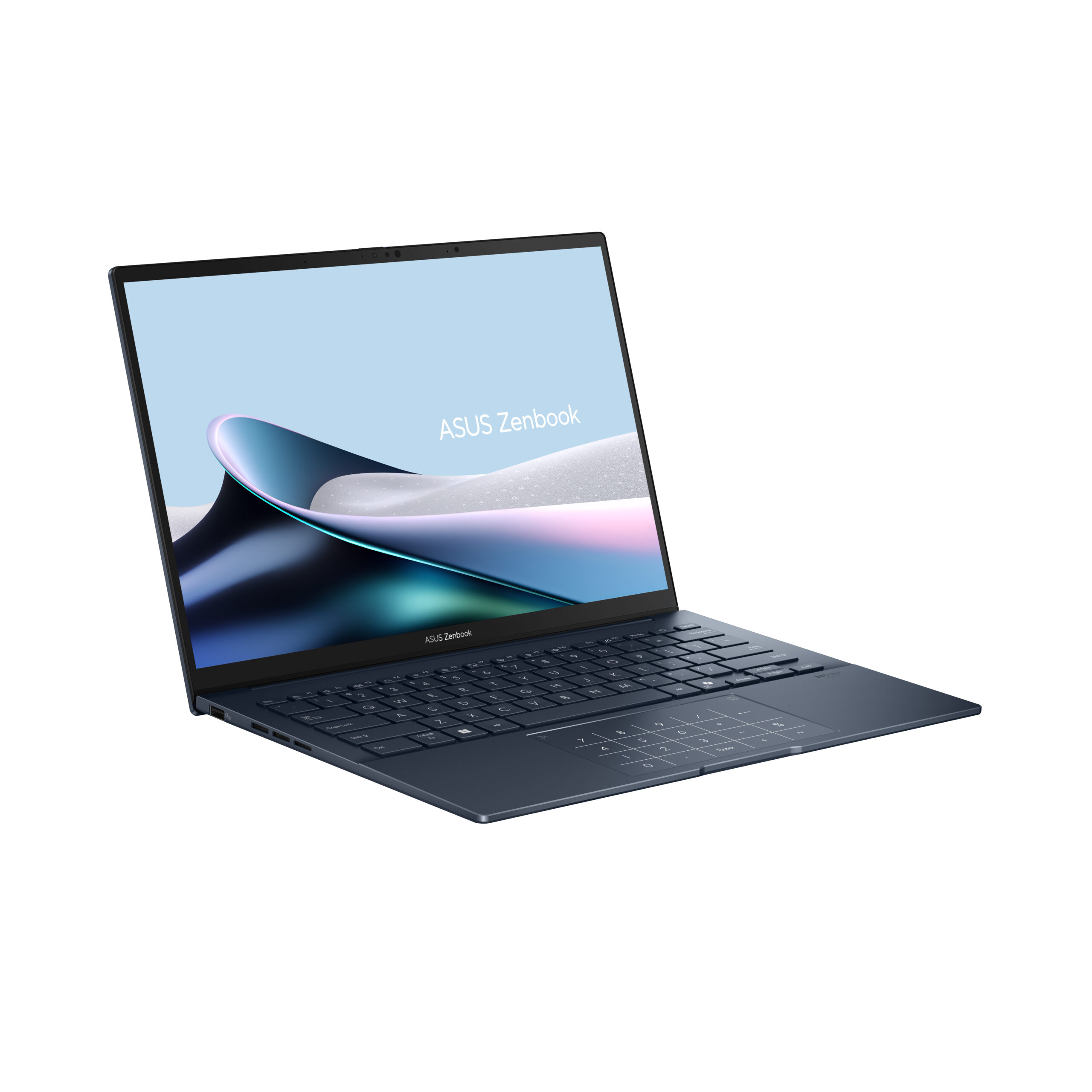 Asus UX3405CA-SU1294W 255H/0001DA/32G/UI/UX3405CA-3BSU/EVO/V/WAF/G2 | Asus Zenbook 14 UX3405CA-SU1294W | Ponder Blue | 14 " | OLED | Touchscreen | 3K | 2880 x 1800 pixels | 120 Hz | Glossy | Intel Core Ultra 7 | 255H | 32 GB | LPDDR5X | Solid-state drive capacity 1000 GB | Intel Graphics | Windows 11 Home | 802.11ax | Bluetooth version 5.4 | Keyboard language US international | Keyboard backlit | Warranty 24 month(s) | Battery warranty 12 month(s) - Image 7