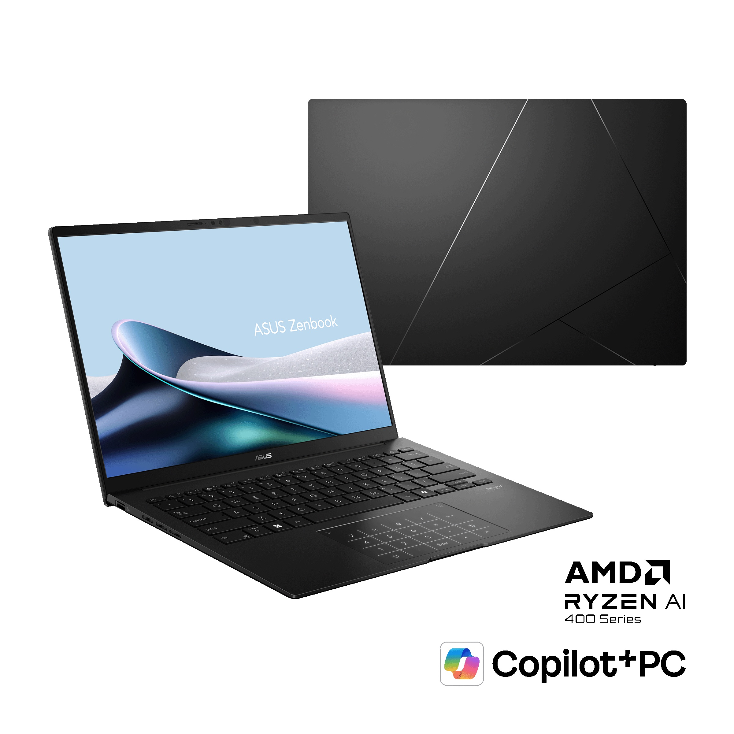 Asus Zenbook 14 UM3406GA-KM002W | Jade Black | 14 " | OLED | WUXGA | 1920 x 1200 pixels | 60 Hz | Glossy | AMD Ryzen AI 5 | 430 | 16 GB | LPDDR5X | Solid-state drive capacity 1000 GB | AMD Radeon Graphics | Windows 11 Home | 802.11ax | Bluetooth version 5.4 | Keyboard language Russian | Keyboard backlit | Warranty 24 month(s) | Battery warranty 12 month(s) - Image 2