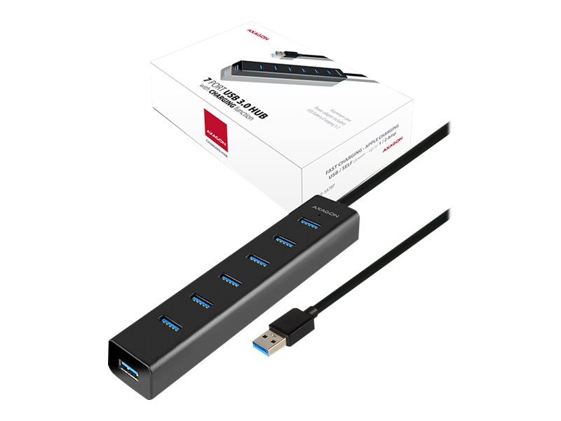 AXAGON HUE-SA7BP USB3.0 CHARGING hub | AXAGON