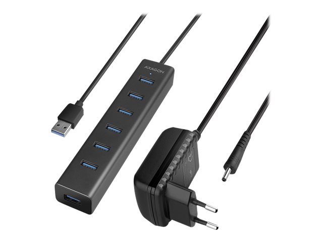 AXAGON HUE-SA7BP USB3.0 CHARGING hub | AXAGON - Image 3
