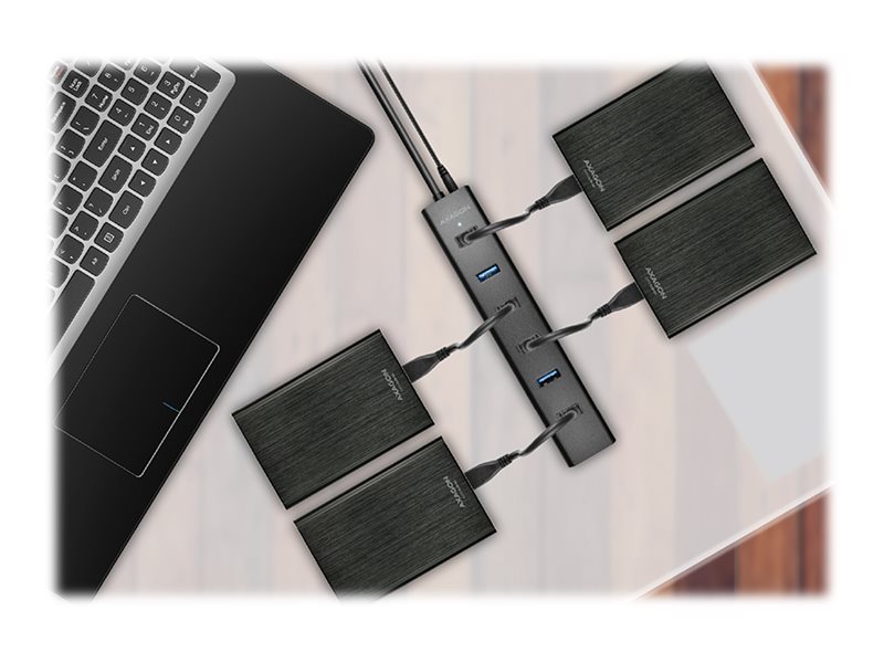 AXAGON HUE-SA7BP USB3.0 CHARGING hub | AXAGON - Image 14