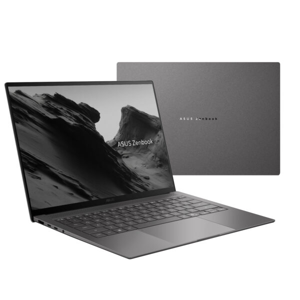 Asus UX5406AA-SU324W/SU052W 386H/0001DA/32G/UI/UX5406AA-3GSU/EVO/V/WAF/G2 | Asus Zenbook S14 UX5406AA-SU324W | Antrim Gray | 14 " | OLED | Touchscreen | 3K | 2880 x 1800 pixels | 120 Hz | Glossy | Intel Core Ultra 9 | 386H | 32 GB | LPDDR5X | Solid-state drive capacity 1000 GB | Intel Graphics | Windows 11 Home | 802.11be | Bluetooth version 6.0 | Keyboard language US international | Keyboard backlit | Warranty 24 month(s) | Battery warranty 12 month(s)
