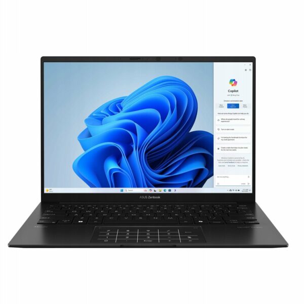 Asus Zenbook 14 UM3406KA-QD018W | Jade Black | 14 " | OLED | WUXGA | 1920 x 1200 pixels | 60 Hz | Glossy | AMD Ryzen AI 5 | 340 | 16 GB | LPDDR5X | Solid-state drive capacity 512 GB | AMD Radeon Graphics | Windows 11 Home | 802.11ax | Bluetooth version 5.3 | Keyboard language US international | Keyboard backlit | Warranty 24 month(s) | Battery warranty 12 month(s)