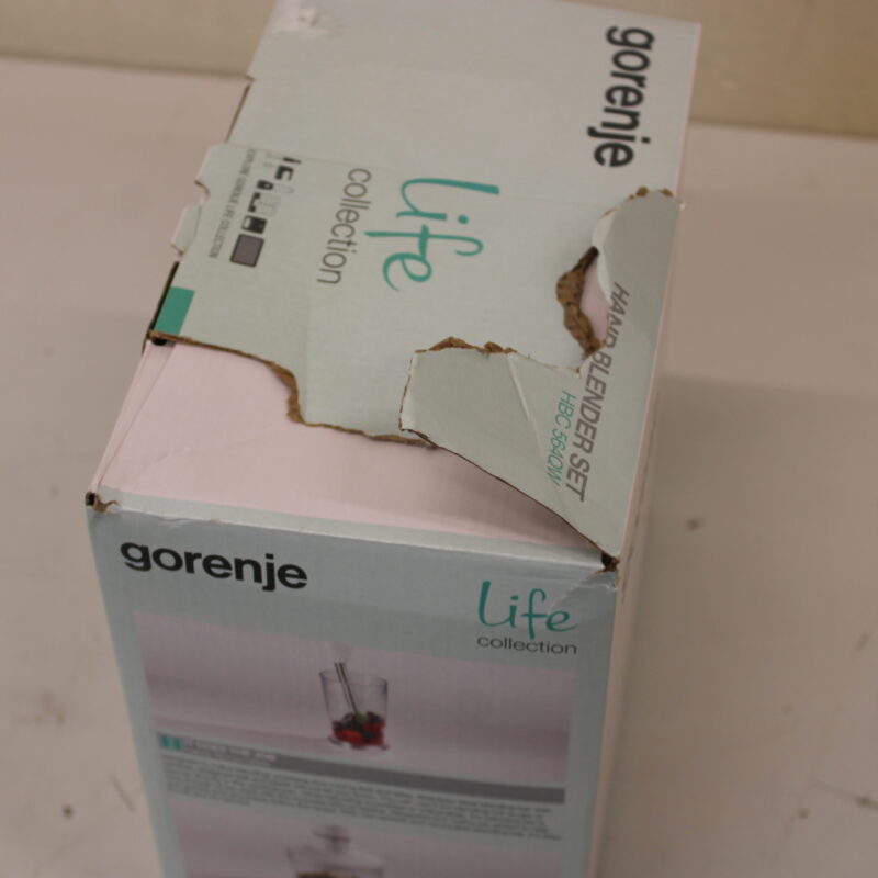 SALE OUT. Gorenje HBC564QW Blender, Hand, Power 560 W, White | Gorenje Blender | HBC564QW | Hand Blender | 560 W | Number of speeds Variable | Chopper | White | DAMAGED PACKAGING - Image 2