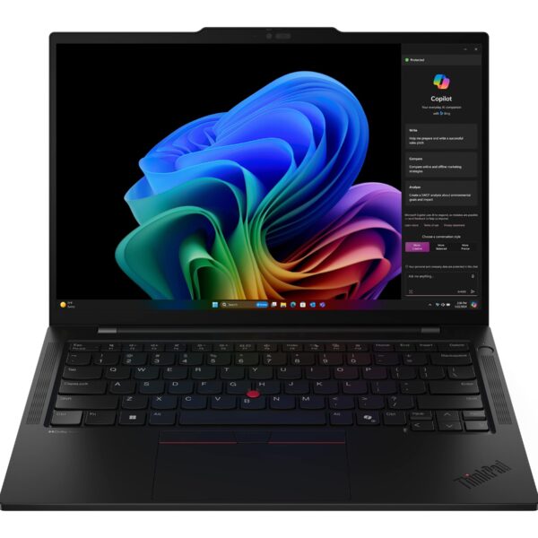 Lenovo ThinkPad T14s G6 Intel | Black | 14 " | IPS | WUXGA | 1920 x 1200 pixels | Anti-glare | Intel Core Ultra 7 | 258V | 32 GB | LPDDR5X | Solid-state drive capacity 512 GB | Intel Arc Graphics 140V | Windows 11 Pro | 802.11be | Bluetooth version 5.4 | Keyboard language English | Keyboard backlit | Warranty 36 month(s) | Battery warranty 12 month(s)