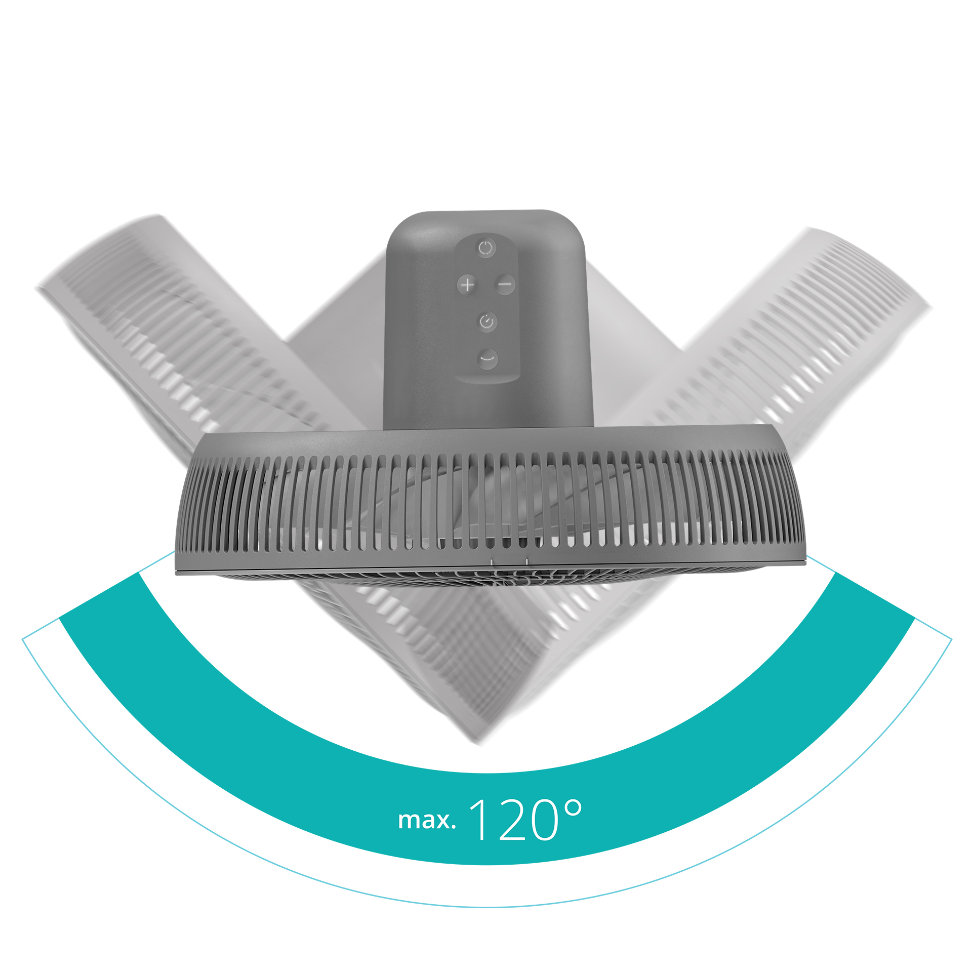 Duux Fan | Whisper Essence | Stand Fan | Authentic Gray | Diameter 33 cm | Number of speeds 7 | Oscillation | 3-16 W - Image 10