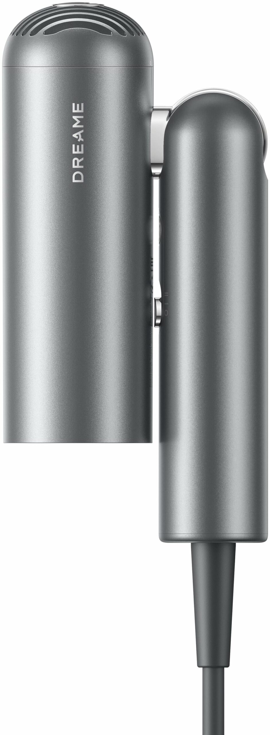 Dreame | Hair dryer | AHD51 Pocket Pro | 1300 W | Number of temperature settings 5 | Ionic function | Gray - Image 2