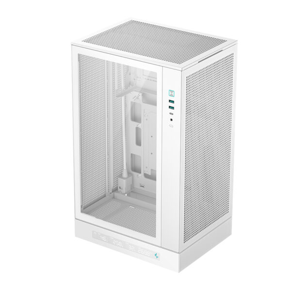 Deepcool Case | CH270 DIGITAL WH | White | Mini Tower