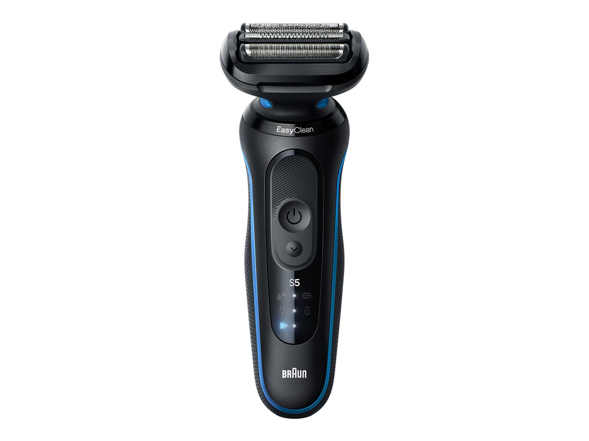 Braun Electric Shaver | Series 5 52-B1000s | Operating time (max) 50 min | Wet & Dry | Lithium Ion | Black/Blue
