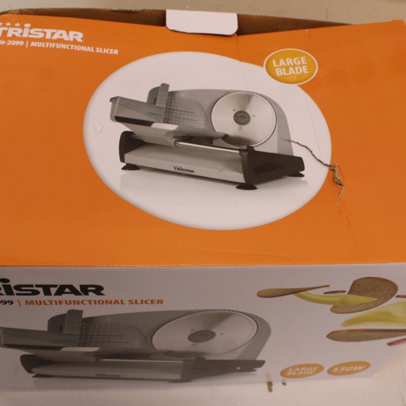 SALE OUT. Tristar Food Slicer | EM-2099 | Metallic silver | 150 W | DAMAGED PACKAGING - Image 2