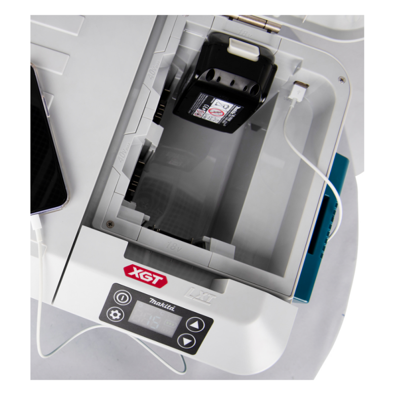 Makita Cordless Cooler and Warmer Box | CW001GZ | White/Blue - Image 11