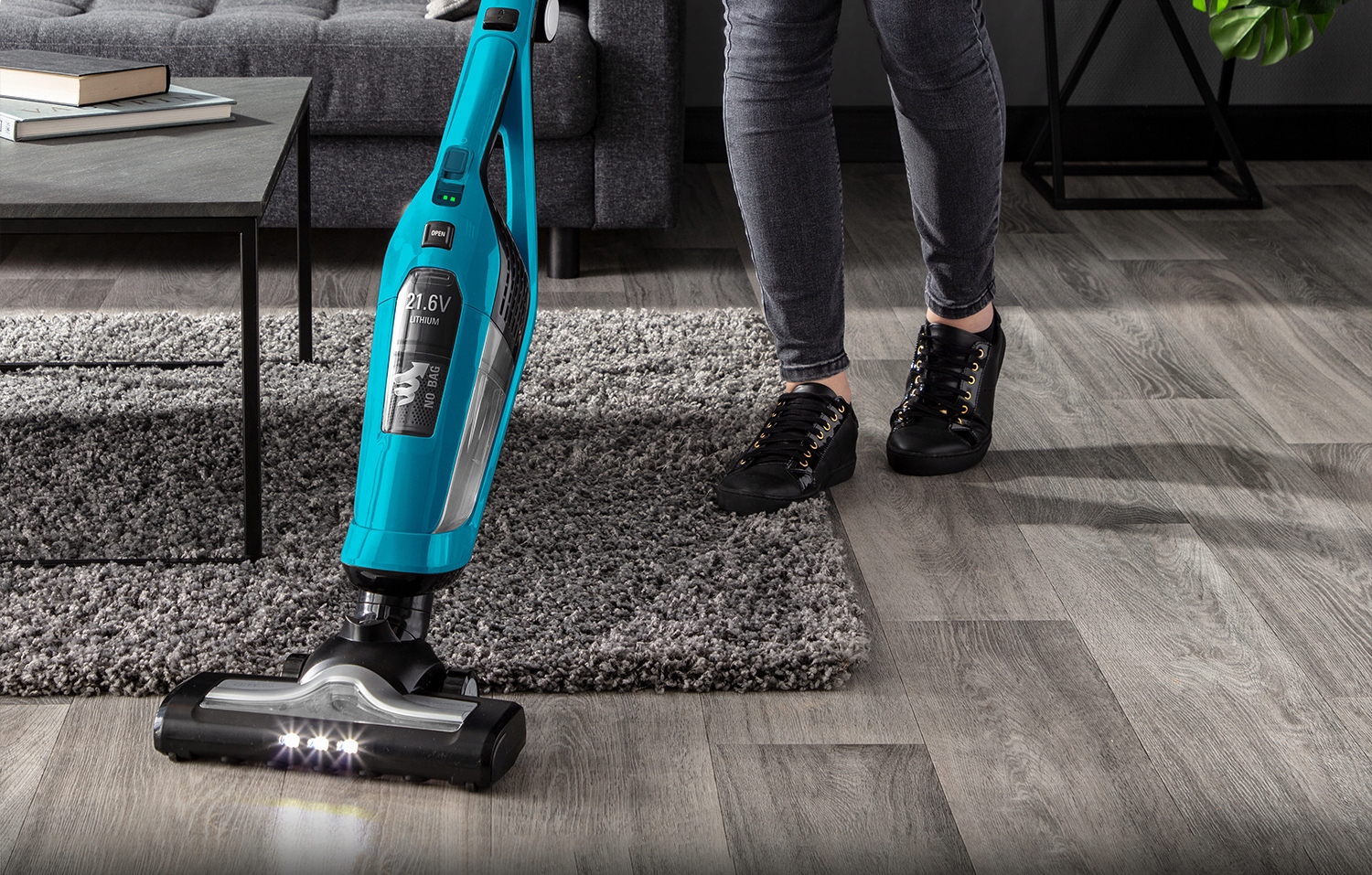 TEFAL | Vacuum Cleaner | TY6751 Dual Force | Handstick 2in1 | Handstick and Handheld | 21.6 V | Operating time (max) 45 min | Blue | Warranty 24 month(s) - Image 6