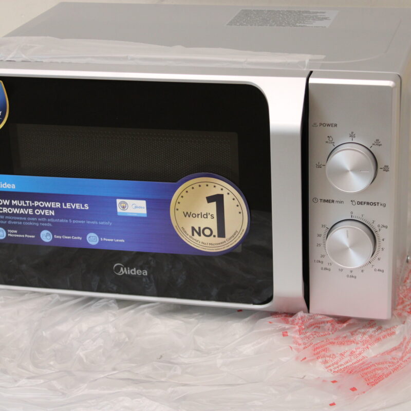 SALE OUT. Midea MM20CF2ESL Microwave oven | Midea Microwave oven | MM20CF2ESL | Free standing | 20 L | 700 W | Black | DAMAGEED PACKAGING, SCRATCHED ON BACK - Image 3