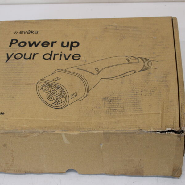 SALE OUT. Evaka EV charging cable Type2-Type2, 22 kW, 32 A, 5x6 mm2, 1x0.5 mm2, 5 m | EVA503325 | Black | DAMAGED PACKAGING