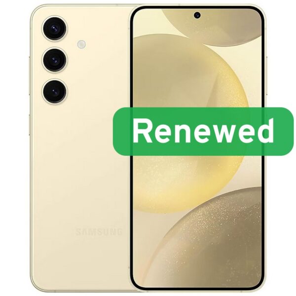 Samsung Renewed Grade A++ | Samsung Galaxy S24 | Amber Yellow | 6.2 " | Dynamic AMOLED 2X | 128 GB | 5G | Android