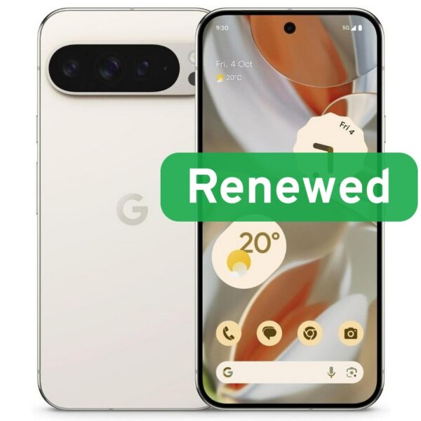 Google Renewed Grade A | Google Pixel 9 Pro XL | Porcelain | 6.8 " | OLED | 128 GB | 5G | Android