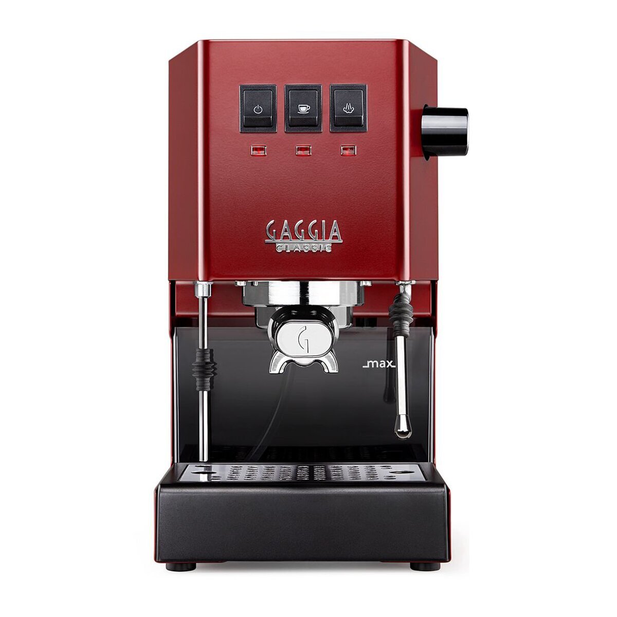 Gaggia | Coffee Maker | RI9481/12 Classic E24 | Pump pressure 15 bar | Built-in milk frother | Semi-automatic | Cherry Red - Image 2