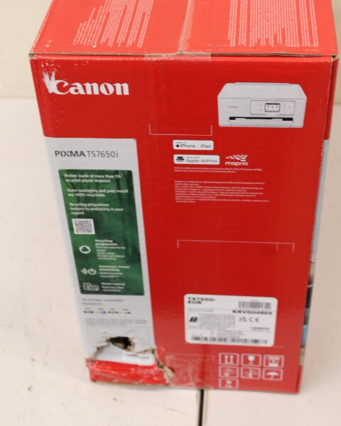 SALE OUT. Canon Multifunctional printer | PIXMA TS7650i | Inkjet | Colour | A4 | Wi-Fi | White | DAMAGED PACKAGING, MARKS ON PRINTER SIDE