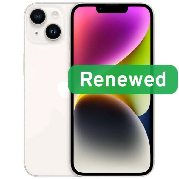 Apple Renew Grade A | Apple iPhone 14 | Starlight | 6.1 " | Super Retina XDR OLED | 128 GB | 5G | iOS