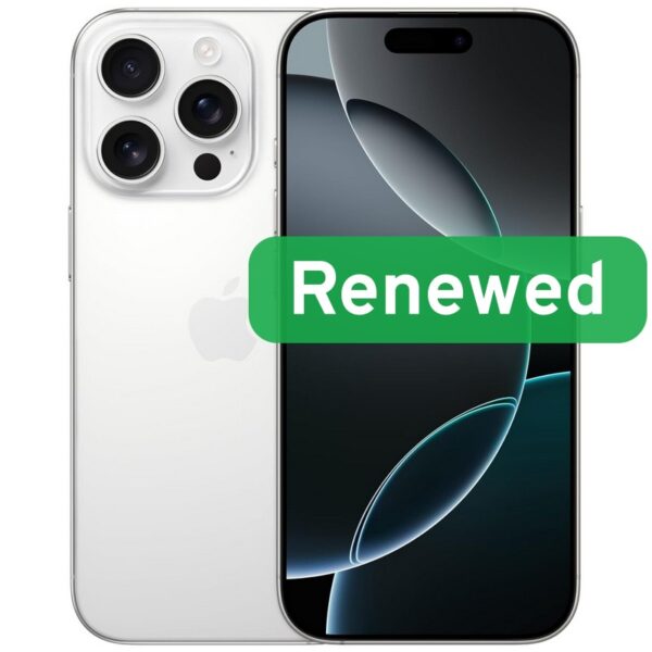 Apple Renew Grade A++ | Apple iPhone 16 Pro | White Titanium | 6.3 " | Super Retina XDR OLED | 512 GB | 5G | iOS