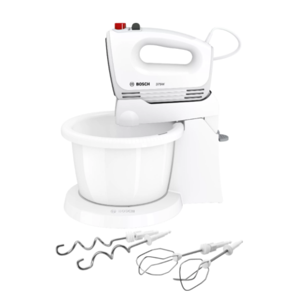 Bosch | Mixer | CleverMixx MFQ2600G | Mixer with bowl | 375 W | Number of speeds 4 | Turbo mode | White