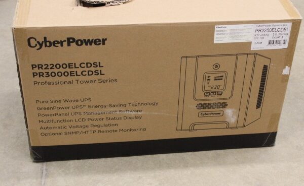 SALE OUT. CyberPower Smart App UPS Systems | PR2200ELCDSL | 2200 VA | 1980 W | DAMAGED PACKAGING