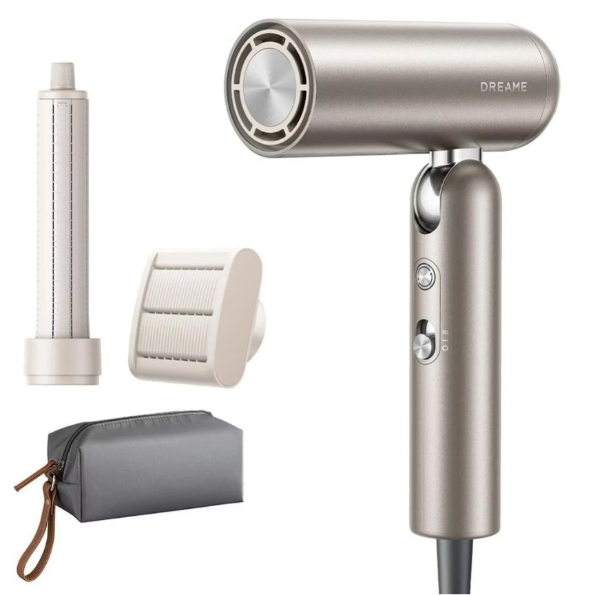 Dreame | Hair dryer | AHD51 Pocket Pro | 1300 W | Number of temperature settings 5 | Ionic function | Titanium Gold