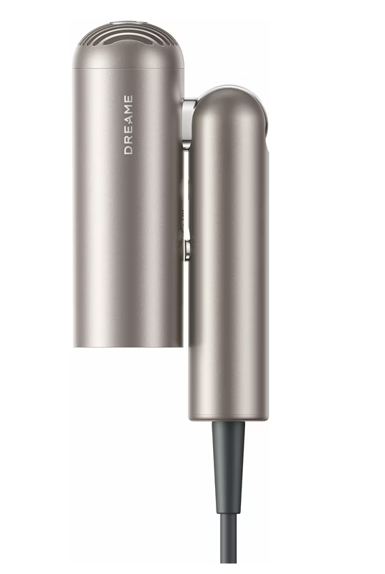 Dreame | Hair dryer | AHD51 Pocket Pro | 1300 W | Number of temperature settings 5 | Ionic function | Titanium Gold - Image 3