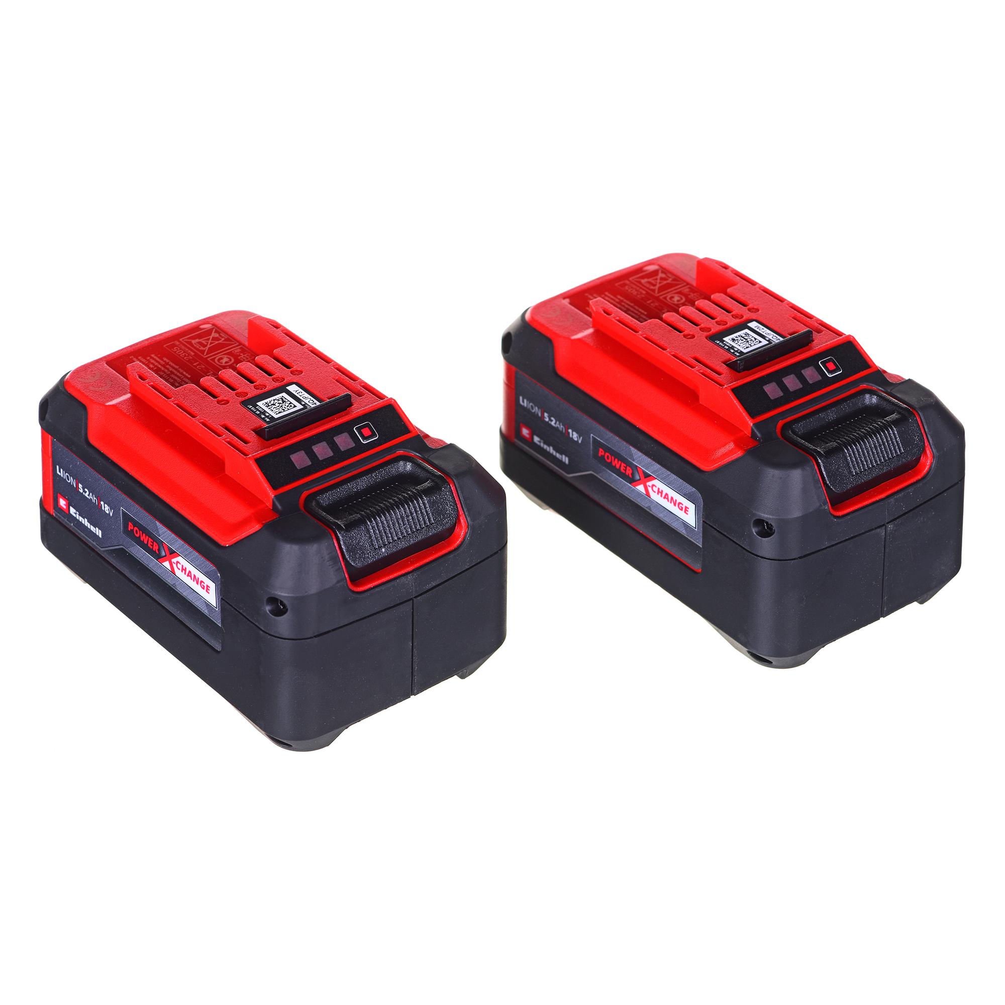 einhell | Battery Set, 2x5.2Ah | 4511526 - Image 2