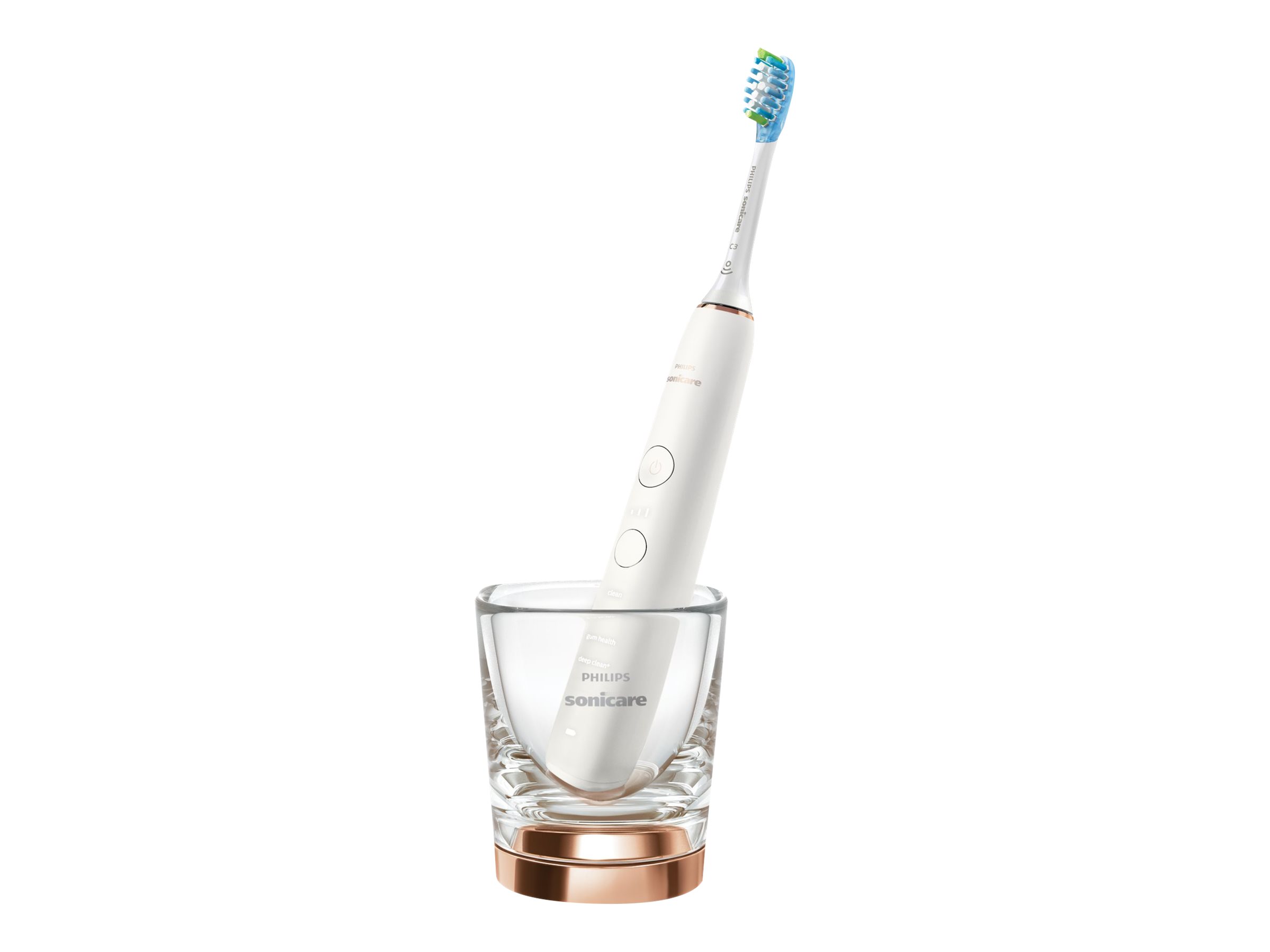 Philips hbrushes, 2-pack | HX9914/57 Sonicare DiamondClean 9000 | Rechargeable | For adults | Number of brush heads included 2 | Number of teeth brushing modes 4 | Black/White - Image 2