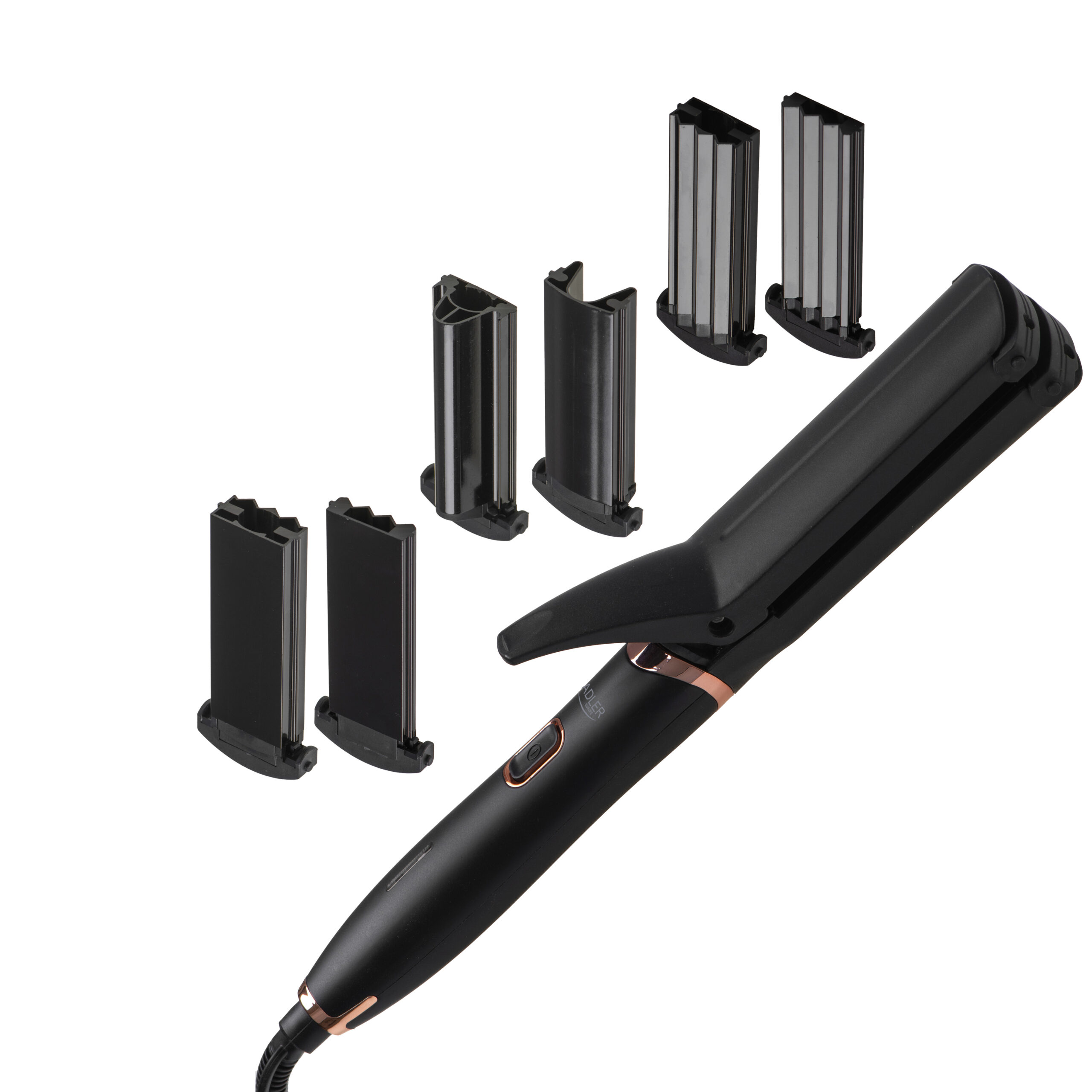 Adler Hair Styling Set 5-in-1 | AD 2028 | Ceramic heating system | 1200 W | Black - Image 7