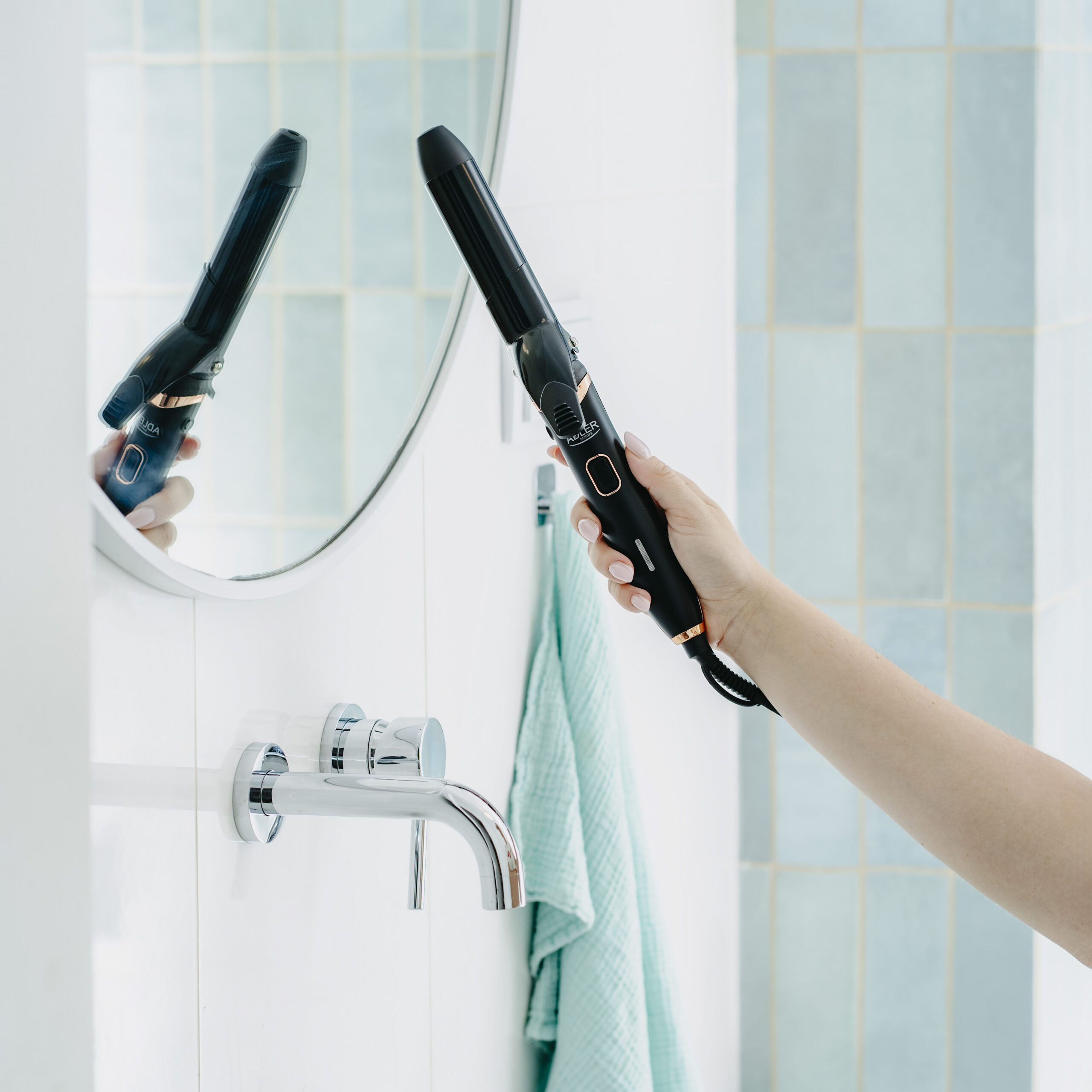 Adler Hair Styling Set 5-in-1 | AD 2028 | Ceramic heating system | 1200 W | Black - Image 10